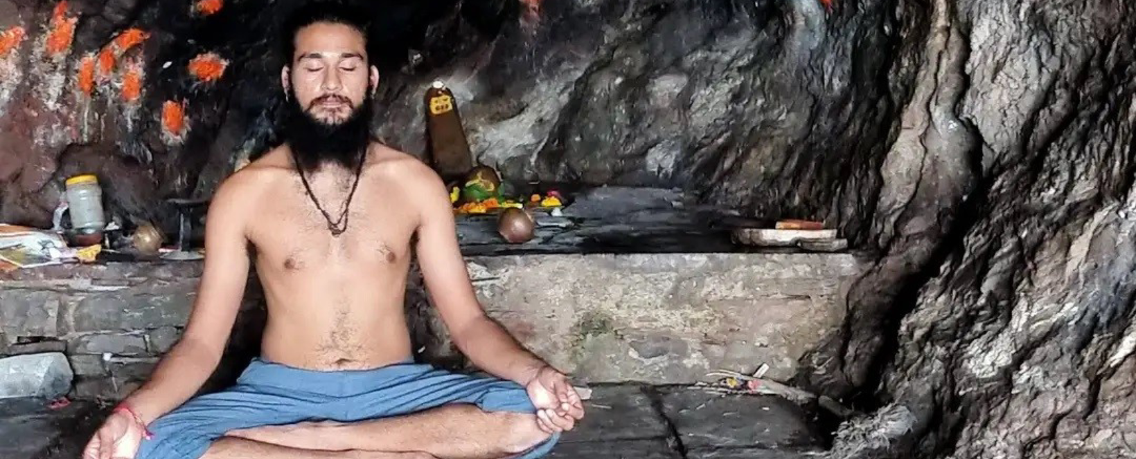 Yogi Saransh in Cave